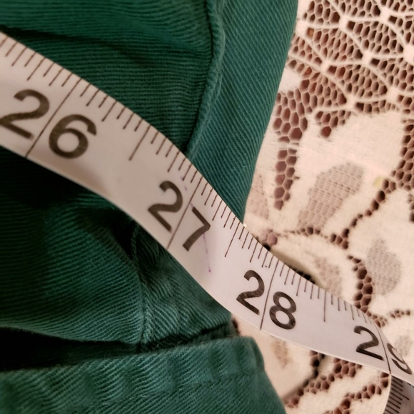 90s Y2K Skater Workwear Dark Green Shirt Embroidered - Picture 6 of 6